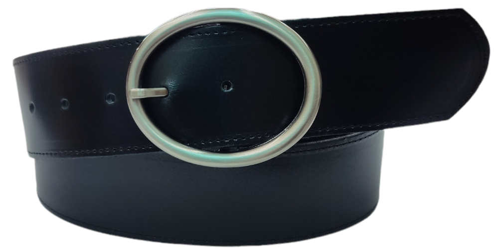 Cinturón de piel mujer super ancho (5 cm)