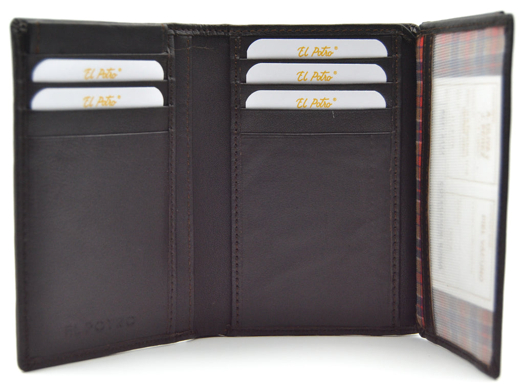 Cartera de piel hombre "Vicálvaro" (EL POTRO)