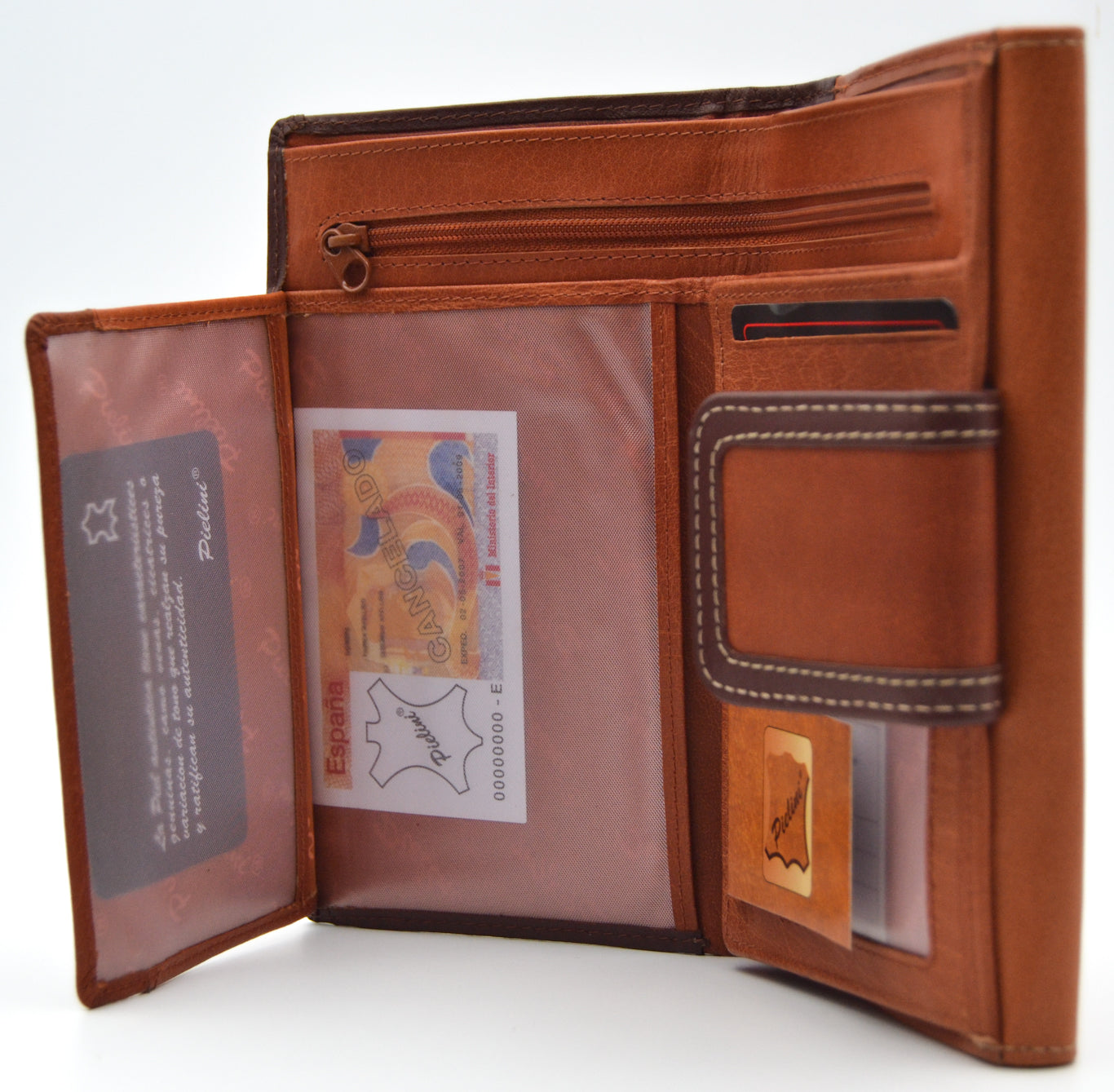 Cartera piel Grande "DELICIAS"