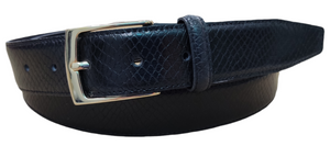 Cinturón piel para traje serpenteado (hebilla Dorada)