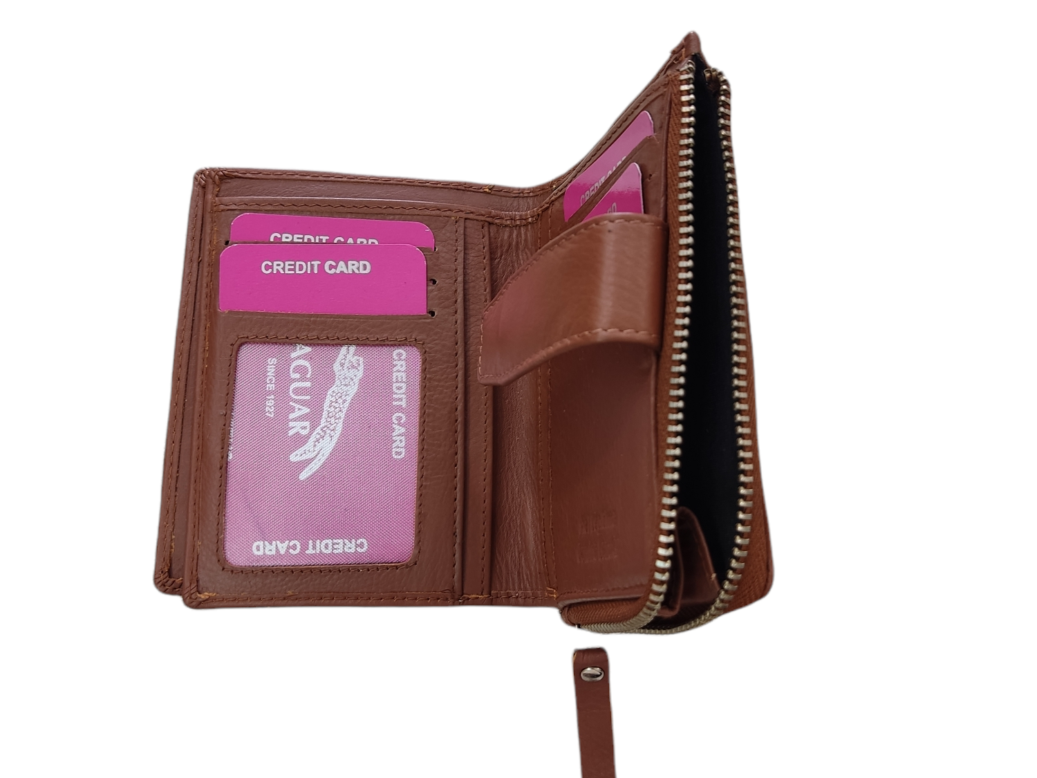 Cartera piel Pequeña "JAGUAR"