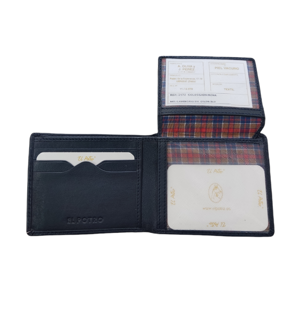 Cartera piel hombre "Legazpi" Sin Monedero (EL POTRO)