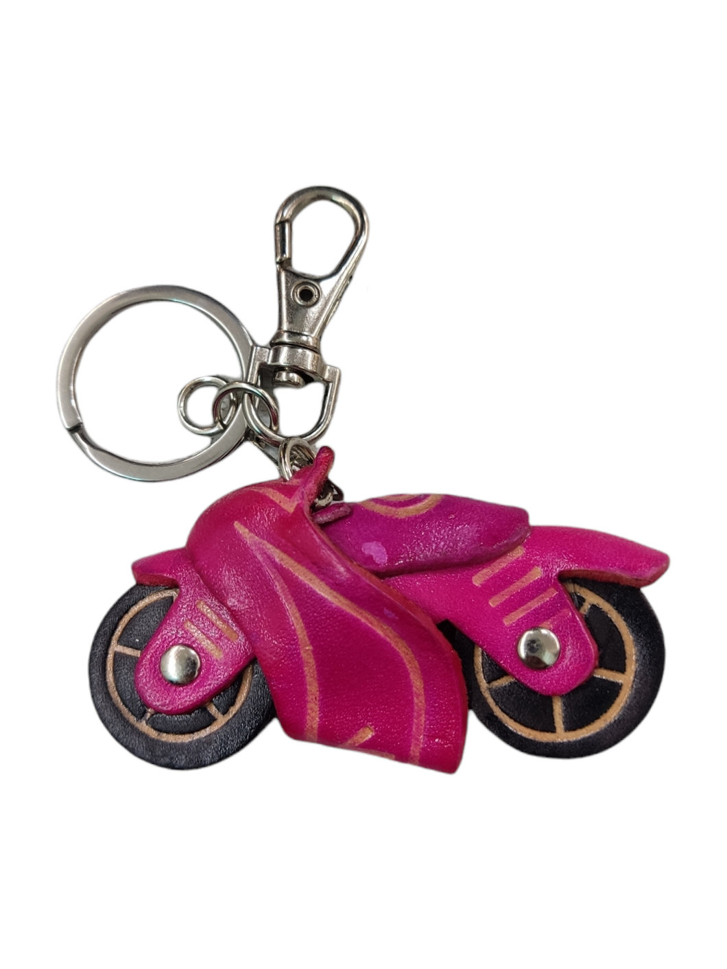 Llavero piel MOTO