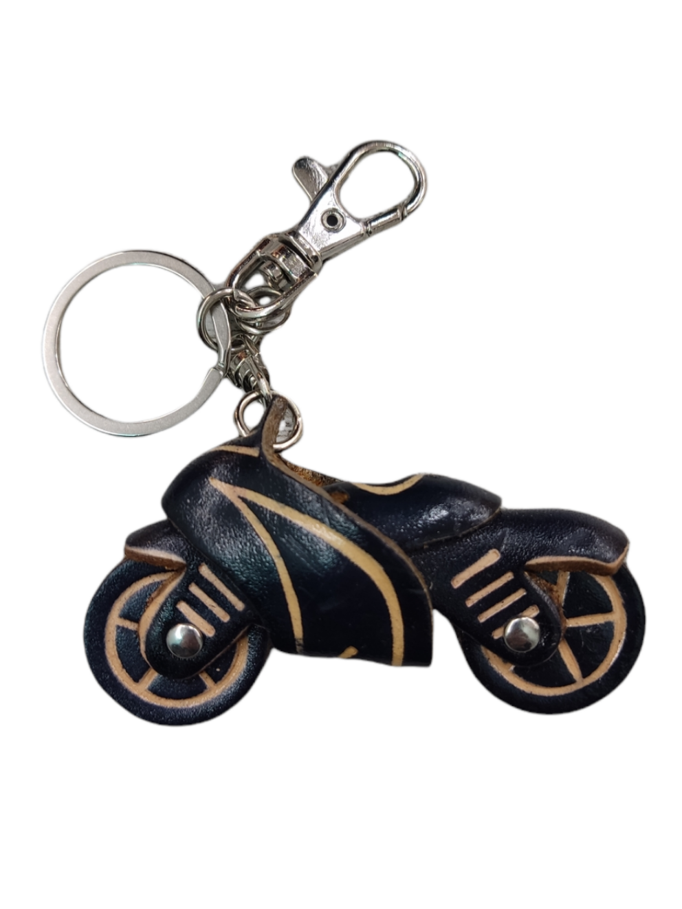 Llavero piel MOTO