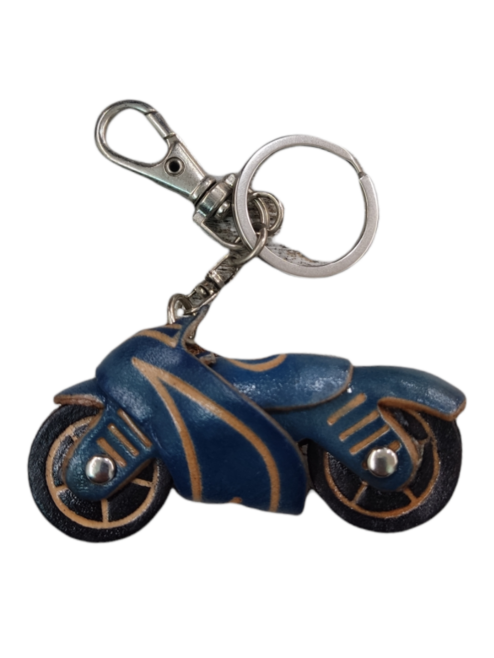 Llavero piel MOTO