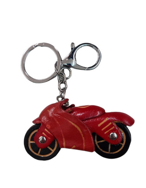 Llavero piel MOTO