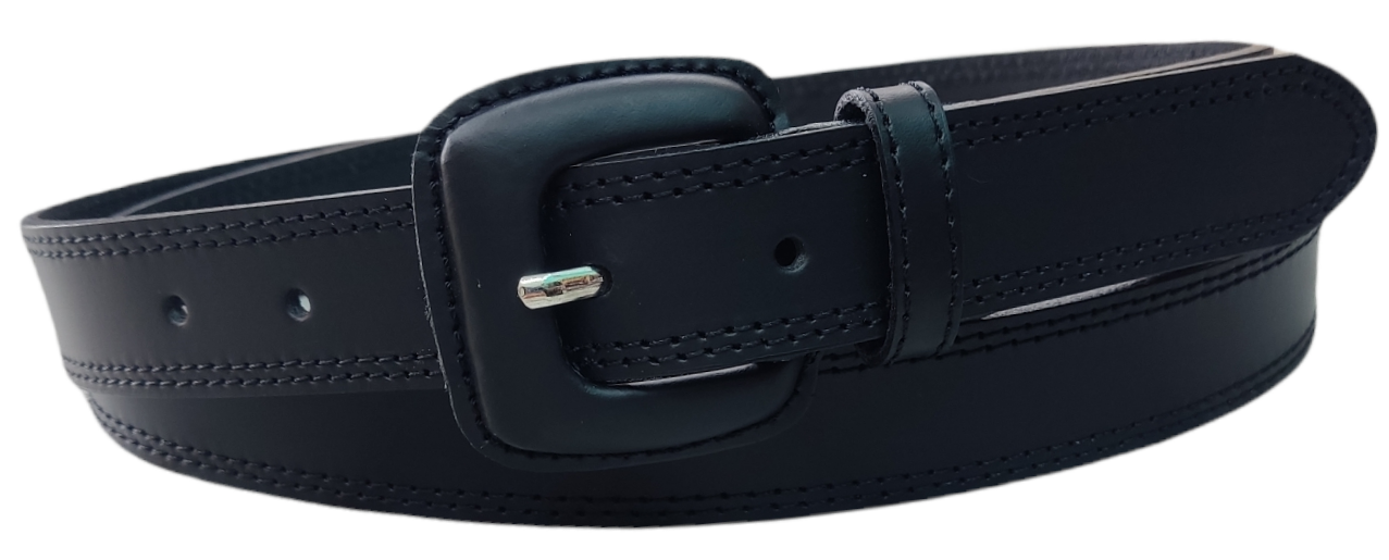 Frentree Cinturón De Cuero Genuino Para Hombre, Negro