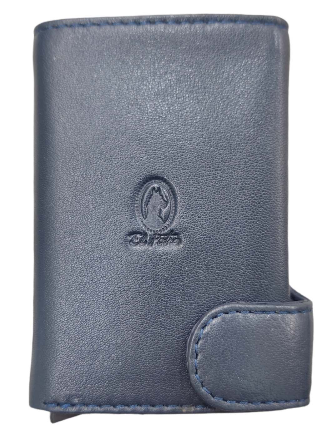 Cartera de piel con tarjetero metálico con billetero (EL POTRO)