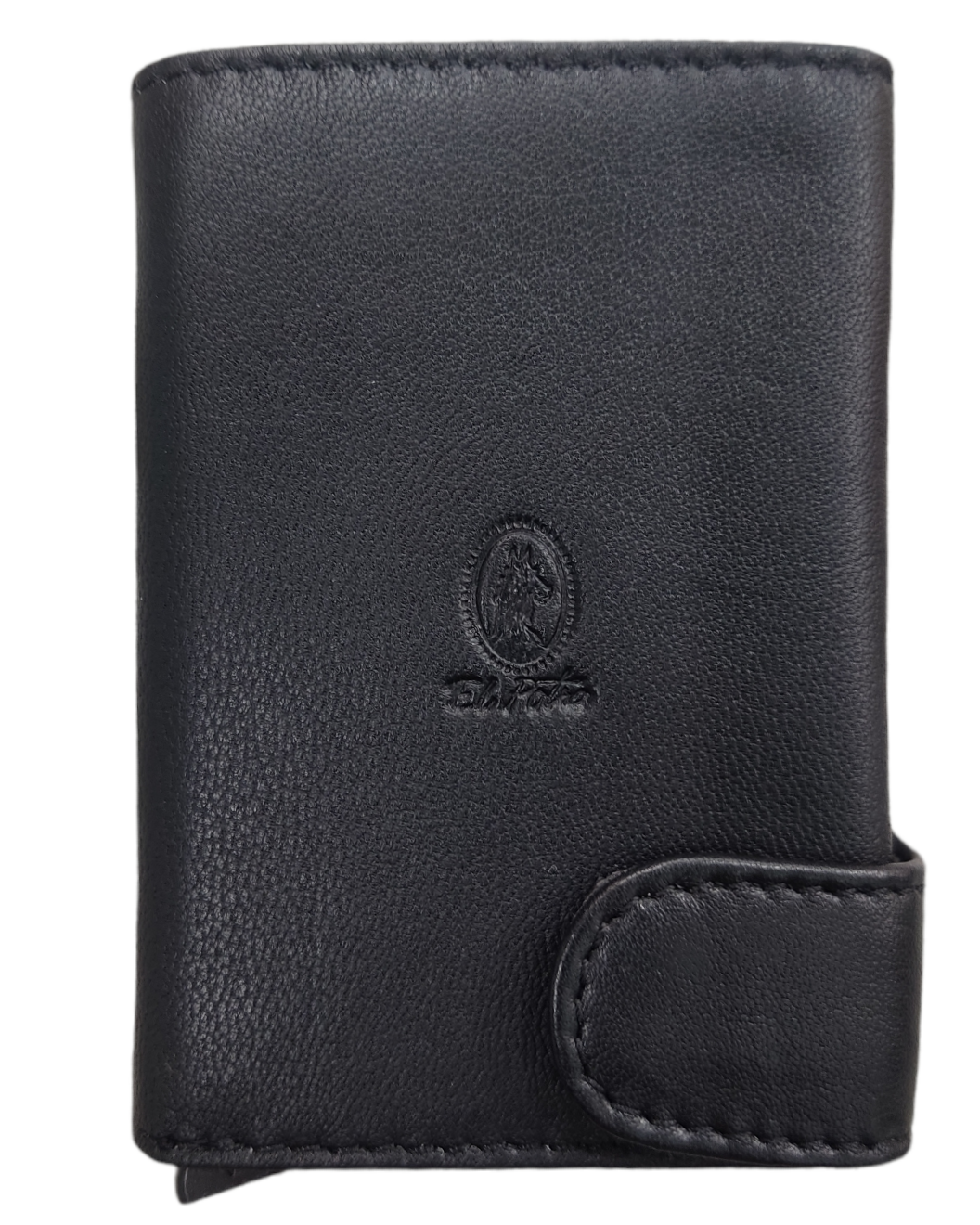 Cartera de piel con tarjetero metálico con billetero (EL POTRO)