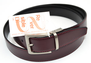 Cinturón piel reversible hombre  (Cuatro combinaciones)