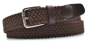 Cinturón piel trenzado elástico para niños/as